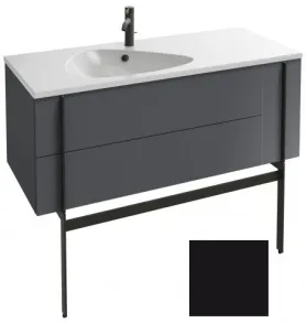 Тумба под раковину Jacob Delafon Nouvelle Vague 120 см, EB3036-274, цвет - черный глянцевый
