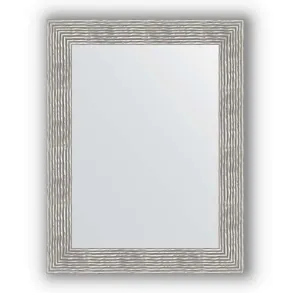 Зеркало в багетной раме Evoform Definite BY 3185 70 x 90 см, волна хром