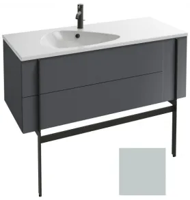 Тумба под раковину Jacob Delafon Nouvelle Vague 120 см, EB3036-G73, цвет - голубой шторм глянцевый