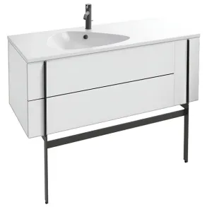 Тумба под раковину Jacob Delafon Nouvelle Vague EB3035-N18, 120 см, цвет белый глянцевый