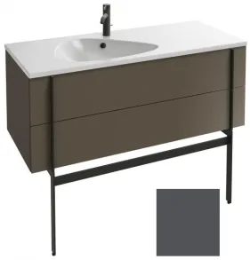 Тумба под раковину Jacob Delafon Nouvelle Vague 120 см, EB3035-M53, 2 ящика, цвет - серый антрацит матовый