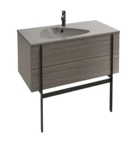 Тумба под раковину Jacob Delafon Nouvelle Vague 80 см, EB3030-E73, цвет - фактурный дуб