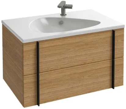 Тумба под раковину Jacob Delafon Nouvelle Vague 80 см, EB3030-E16, цвет - ореховое дерево