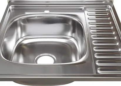 Кухонная мойка Mixline 60 L 528014 цвет Хром