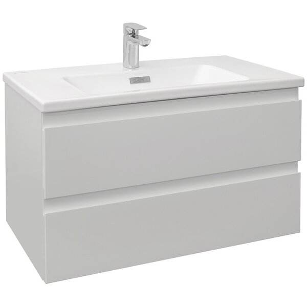 Тумба под раковину Jacob Delafon Madeleine EB2053-J55, 80 см, светло-серый матовый