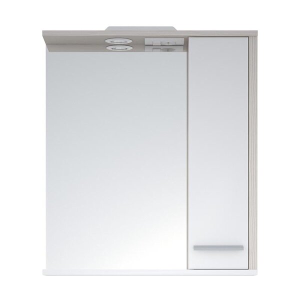 Зеркало-шкаф Corozo Лорена 65/С, подвесное, 65 см, лайн, SD-00000295